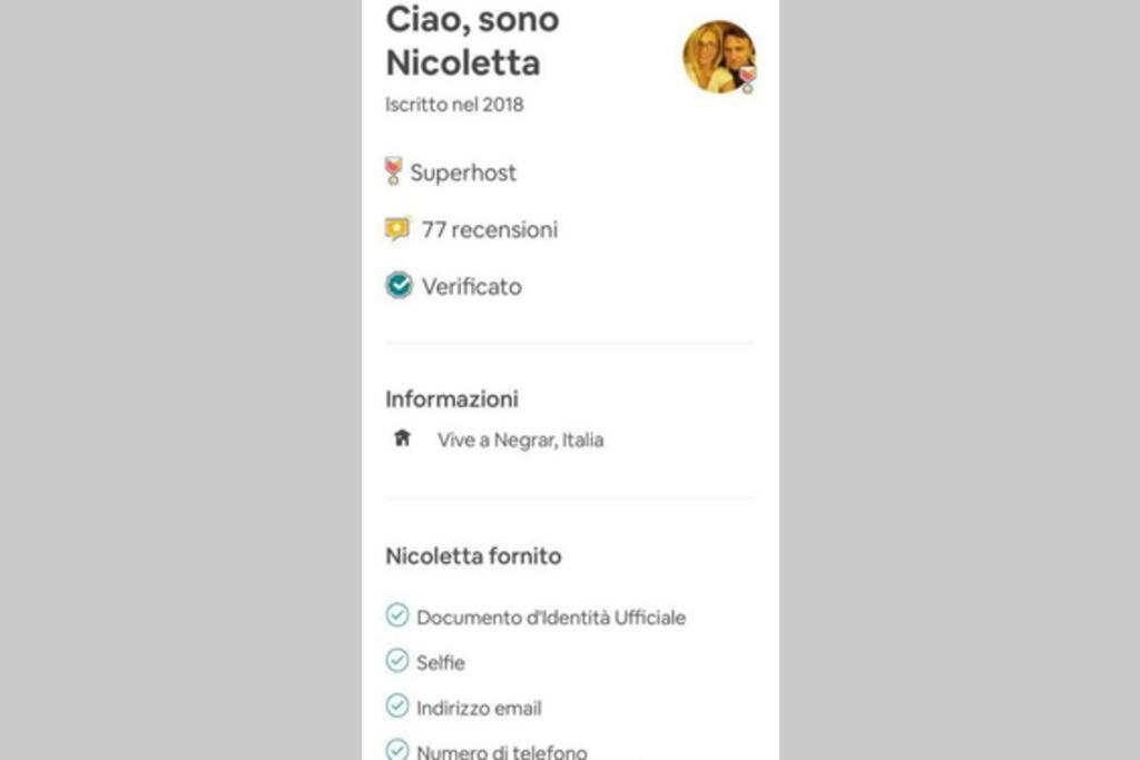 Casa Cuore L.Altra.... Negrar Eksteriør billede